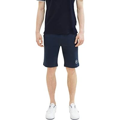 TOM TAILOR Herren 1036329 Bermuda Sweatpants Shorts, 10668 Sky Captain Blue, XXL TOM TAILOR Herren 1036329 Bermuda Sweatpants Shorts, 10668 Sky Captain Blue, XXL