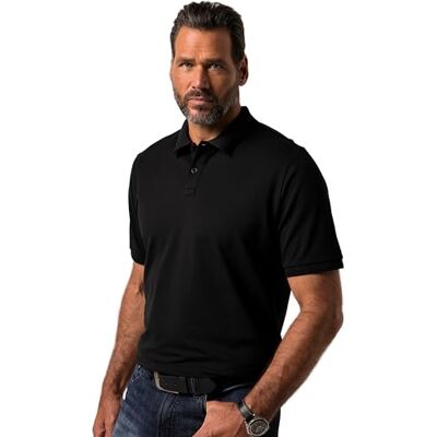 JP 1880 Herren große Größen Übergrößen Menswear L-8XL Poloshirt FLEXNAMIC®, Halbarm schwarz 6XL 840391100-6XL JP 1880 Herren große Größen Übergrößen Menswear L-8XL Poloshirt FLEXNAMIC®, Halbarm schwarz 6XL 840391100-6XL