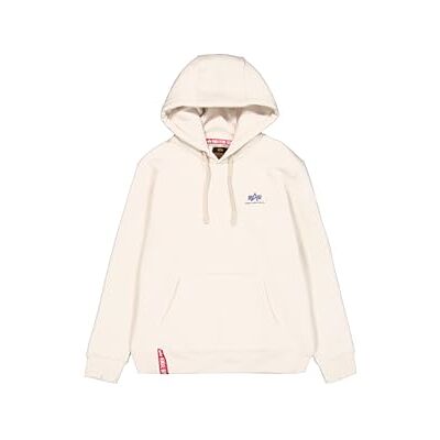 Alpha Herren Basic Hoodie Small Logo, Vintage White, XL Alpha Herren Basic Hoodie Small Logo, Vintage White, XL