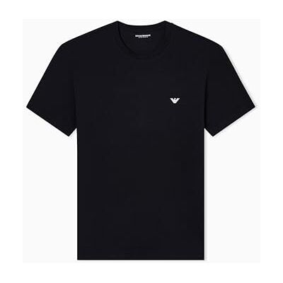 Giorgio Armani Man's Essential Cotton Crew Neck T-Shirt, Schwarz, XL, tailliert, Schwarz, XL Giorgio Armani Man's Essential Cotton Crew Neck T-Shirt, Schwarz, XL, tailliert, Schwarz, XL