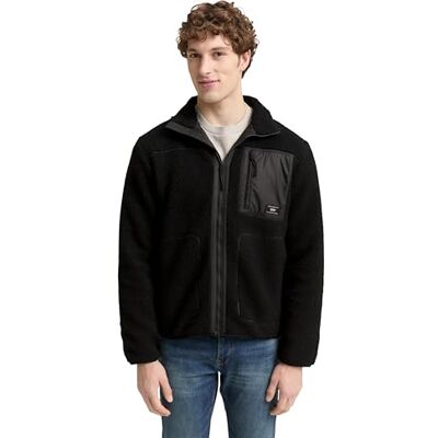TOM TAILOR Denim Herren Teddyjacke mit Stehkragen TOM TAILOR Denim Herren Teddyjacke mit Stehkragen