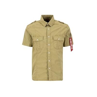 Alpha Basic Shirt Slim S Hemd für Herren Sage-Green Alpha Basic Shirt Slim S Hemd für Herren Sage-Green