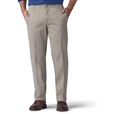 Lee , Harren Hosen, Extreme Motion Flat Front Regular Straight Pant, Pebble Lee , Harren Hosen, Extreme Motion Flat Front Regular Straight Pant, Pebble
