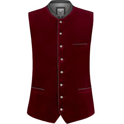 Stockerpoint Herren Trachtenweste Lorenzo I Größen 46-64 I Traditionelle & hochwertige Weste mit verstellbarem Riegel I Perfekt für Trachten & Festlichkeiten Stockerpoint Herren Trachtenweste Lorenzo I Größen 46-64 I Traditionelle & hochwertige Weste mit verstellbarem Riegel I Perfekt für Trachten & Festlichkeiten