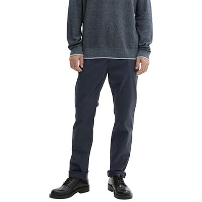 TOM TAILOR Herren Chino Hose aus Stretch Twill,10668 Sky Captain Blue, 29/34 TOM TAILOR Herren Chino Hose aus Stretch Twill,10668 Sky Captain Blue, 29/34