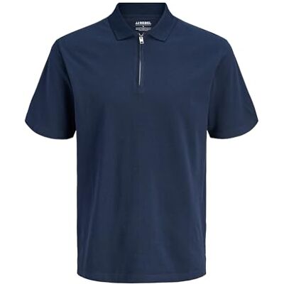 JJ REBEL Herren Jrebevans Polo Ss Sn, Navy Blazer, L JJ REBEL Herren Jrebevans Polo Ss Sn, Navy Blazer, L