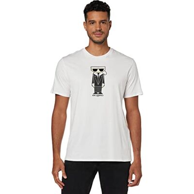 KARL LAGERFELD Herren T-Shirt, Kocktail Karl, Short Sleeve Crew Neck Men’s Shirt T-Shirt KARL LAGERFELD Herren T-Shirt, Kocktail Karl, Short Sleeve Crew Neck Men’s Shirt T-Shirt