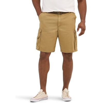Lee Wyoming Herren-Cargo-Shorts mit Gürtel, Braun, 32 Lee Wyoming Herren-Cargo-Shorts mit Gürtel, Braun, 32