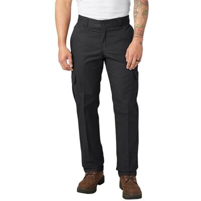 Dickies Herren Slim Fit Cargo Pants Lässige Business-Hose, Schwarz, 32W / 30L Dickies Herren Slim Fit Cargo Pants Lässige Business-Hose, Schwarz, 32W / 30L