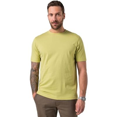 JP 1880 Herren große Größen Übergrößen Menswear L-8XL T-Shirt, Basic, Rundhals, gekämmte Baumwolle helloliv 5XL 702558629-5XL JP 1880 Herren große Größen Übergrößen Menswear L-8XL T-Shirt, Basic, Rundhals, gekämmte Baumwolle helloliv 5XL 702558629-5XL