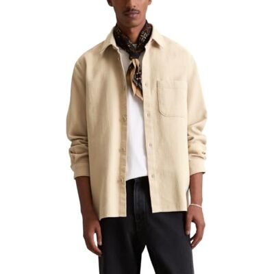 Marc O' Polo Marc OߴPolo Denim Herren Hemd mit Kentkragen Regular Fit, Beige (Pure Cashmere), L Marc O' Polo Marc OߴPolo Denim Herren Hemd mit Kentkragen Regular Fit, Beige (Pure Cashmere), L