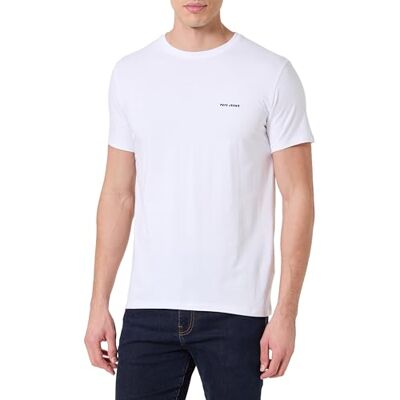 Pepe Jeans Herren M Basic Logo Stretch T-Shirt, Weiß (Weiß), M, Weiß (Weiß), M Pepe Jeans Herren M Basic Logo Stretch T-Shirt, Weiß (Weiß), M, Weiß (Weiß), M
