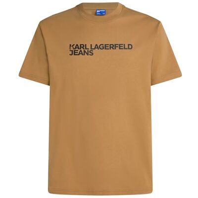 KARL LAGERFELD JEANS Herren Regular Short Sleeve Essential T-Shirt Chipmunk XS KARL LAGERFELD JEANS Herren Regular Short Sleeve Essential T-Shirt Chipmunk XS