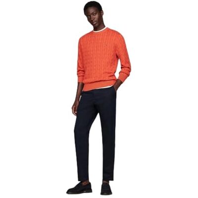 Tommy Hilfiger Herren Chino Hose Harlem Tapered Fit, Blau (Desert Sky), 28W/32L Tommy Hilfiger Herren Chino Hose Harlem Tapered Fit, Blau (Desert Sky), 28W/32L