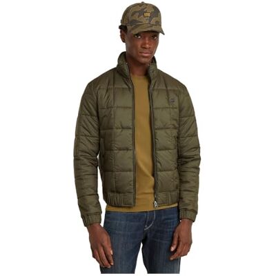 G-STAR Herren Meefic Quilted Jacke, Grün (shadow olive D25369-B958-B230), XS G-STAR Herren Meefic Quilted Jacke, Grün (shadow olive D25369-B958-B230), XS