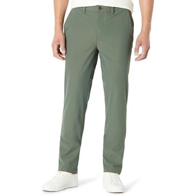 Amazon Herren Knitterresistente Stretch-Hose, Dunkelgrün, 33W / 30L Amazon Herren Knitterresistente Stretch-Hose, Dunkelgrün, 33W / 30L