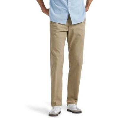 Lee , Harren Hosen, Extreme Motion Flat Front Regular Straight Pant, Original Khaki Lee , Harren Hosen, Extreme Motion Flat Front Regular Straight Pant, Original Khaki