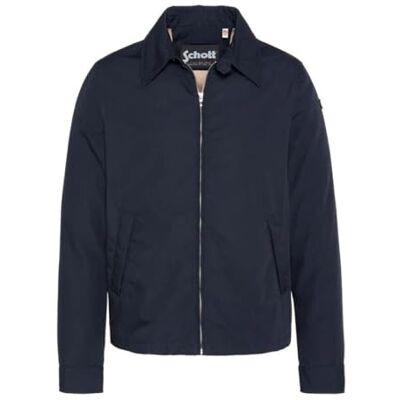 Schott NYC Schott Evano Herren-Jacke, Marineblau, marine, XL Schott NYC Schott Evano Herren-Jacke, Marineblau, marine, XL