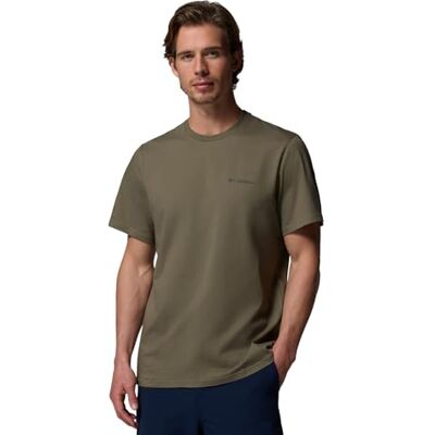 Columbia Herren Basic Tee Kurzarm T-Shirt Stone Green XL Columbia Herren Basic Tee Kurzarm T-Shirt Stone Green XL