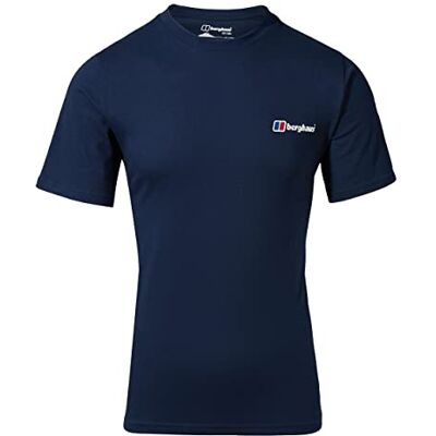 Berghaus Herren Organic T-Shirt mit klassischem Logo T-Shirt, Dusk, L Berghaus Herren Organic T-Shirt mit klassischem Logo T-Shirt, Dusk, L