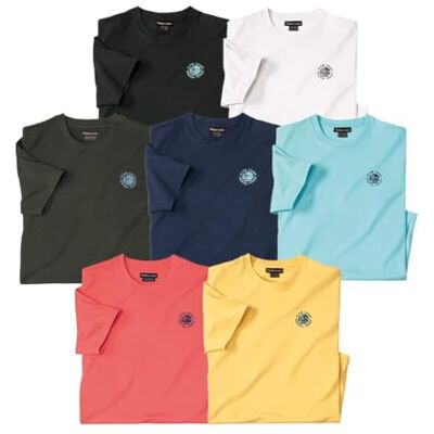 ATLAS FOR MEN 7er-Pack T-Shirts In großen Größen erhältlich ATLAS FOR MEN 7er-Pack T-Shirts In großen Größen erhältlich