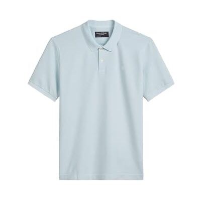 Marc O' Polo Marc OߴPolo Herren Kurzarm-Poloshirt mit Stretch-Anteil Regular Fit, Blau (Starlight), S Marc O' Polo Marc OߴPolo Herren Kurzarm-Poloshirt mit Stretch-Anteil Regular Fit, Blau (Starlight), S