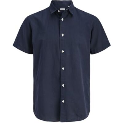 JJ REBEL Herren Jrebmoss Sunny Shirt Ss, Navy Blazer, S JJ REBEL Herren Jrebmoss Sunny Shirt Ss, Navy Blazer, S