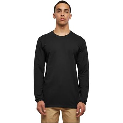 Urban Classics Herren Stretch Terry Longsleeve Langarmshirt, per Pack Schwarz (Black 00007), XX-Large (Herstellergröße: XXL) Urban Classics Herren Stretch Terry Longsleeve Langarmshirt, per Pack Schwarz (Black 00007), XX-Large (Herstellergröße: XXL)