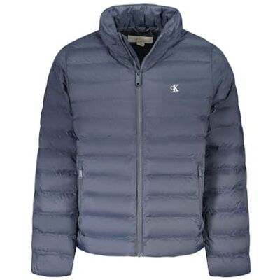 Calvin Herren Steppjacke Nylon Hooded Puffer mit Kapuze, Blau (Ink), L Calvin Herren Steppjacke Nylon Hooded Puffer mit Kapuze, Blau (Ink), L