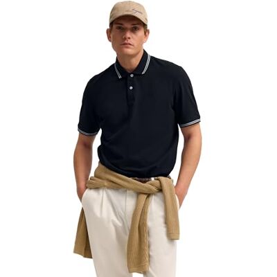 Bugatti Herren Poloshirt Modern Fit aus Baumwolle mit Polokragen Bugatti Herren Poloshirt Modern Fit aus Baumwolle mit Polokragen