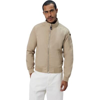 Schott NYC Kenny Herrenjacke, Lt.Beige, S Schott NYC Kenny Herrenjacke, Lt.Beige, S
