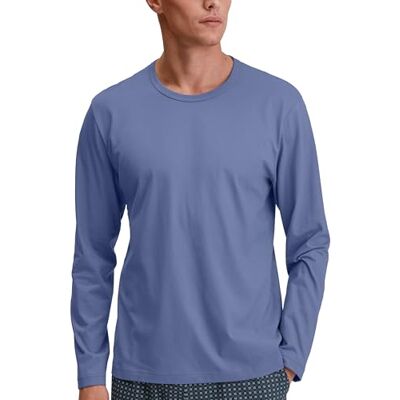 CALIDA RMX Sleep Langarmshirt Herren Coastal Fjord 52-54 CALIDA RMX Sleep Langarmshirt Herren Coastal Fjord 52-54