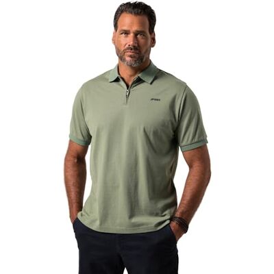 JP 1880 Herren große Größen Übergrößen Menswear L-8XL JP1880 Poloshirt, Halbarm, Zipper, bis 8 XL JP 1880 Herren große Größen Übergrößen Menswear L-8XL JP1880 Poloshirt, Halbarm, Zipper, bis 8 XL