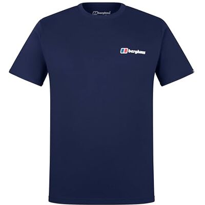 Berghaus Herren Front & Back T-Shirt 100% Baumwolle T-Shirt, Dusk, XL Berghaus Herren Front & Back T-Shirt 100% Baumwolle T-Shirt, Dusk, XL