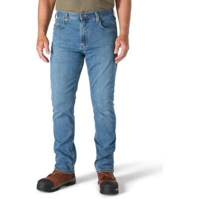 Carhartt , Herren, Rugged Flex® Lockere Jeans mit 5 Taschen, Coldwater, W33/L36 Carhartt , Herren, Rugged Flex® Lockere Jeans mit 5 Taschen, Coldwater, W33/L36