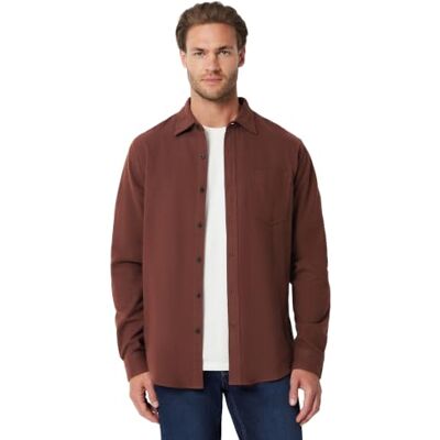 Amazon Herren-Flanellhemd, Normale Passform, langärmelig, weich, gebürstete Baumwolle, leicht und dennoch warm, Schokolade, XX-Large Amazon Herren-Flanellhemd, Normale Passform, langärmelig, weich, gebürstete Baumwolle, leicht und dennoch warm, Schokolade, XX-Large