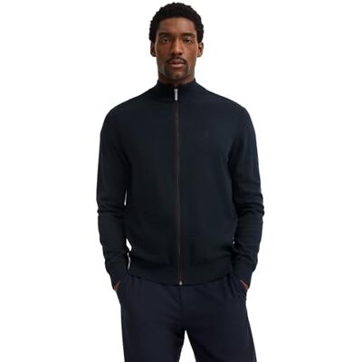 Bugatti Herren Pullover Strickjacke Stehkragen Kaschmir-Anteil Regular Fit Bugatti Herren Pullover Strickjacke Stehkragen Kaschmir-Anteil Regular Fit