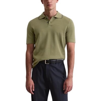 Marc O' Polo Marc OߴPolo DFB Travel Collection Herren Kurzarm-Poloshirt aus Feinstrick Regular Fit Marc O' Polo Marc OߴPolo DFB Travel Collection Herren Kurzarm-Poloshirt aus Feinstrick Regular Fit