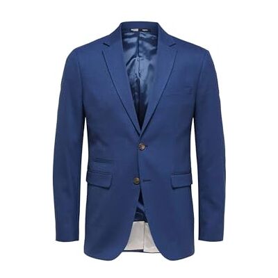 SELECTED HOMME Male Blazer Gewebter Wollgemisch SELECTED HOMME Male Blazer Gewebter Wollgemisch