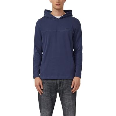 S. Oliver Kapuzen-Longsleeve aus Heavy Jersey mit Logo-Detail S. Oliver Kapuzen-Longsleeve aus Heavy Jersey mit Logo-Detail