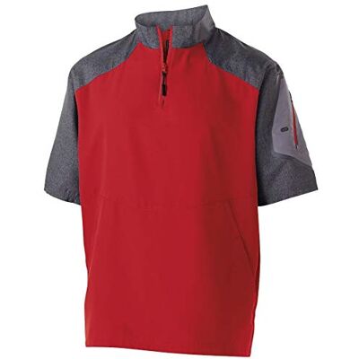 Holloway Herren Raider Kurzarm-Pullover Hemd, Scharlachrot, 3X-Large Holloway Herren Raider Kurzarm-Pullover Hemd, Scharlachrot, 3X-Large
