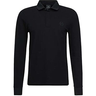 Armani Exchange Herren 8nzf79 Poloshirt, Schwarz, S Armani Exchange Herren 8nzf79 Poloshirt, Schwarz, S
