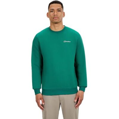 Berghaus Herren Sweatshirt mit Logo und Rundhalsausschnitt Zusätzliche Wärme Besonders bequem Midlayer, Grün, L Berghaus Herren Sweatshirt mit Logo und Rundhalsausschnitt Zusätzliche Wärme Besonders bequem Midlayer, Grün, L