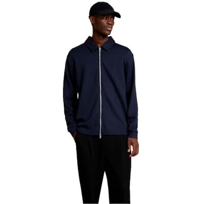 SELECTED HOMME Herren Slhemanuel Soft Full Zip Sweat Noos Swetahsirt-Jacke, Sky Captain, M EU SELECTED HOMME Herren Slhemanuel Soft Full Zip Sweat Noos Swetahsirt-Jacke, Sky Captain, M EU