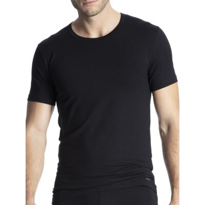 CALIDA Cotton Code T-Shirt Herren schwarz 58-60 CALIDA Cotton Code T-Shirt Herren schwarz 58-60