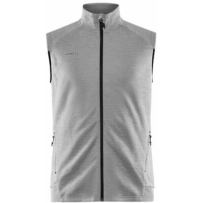 Craft ADV UNIFY VEST Herren Weste M Grey Melange Leichte Weste Herren aus Recycling Polyester Laufweste Herren Mit Kragen 2 Taschen Herren Weste OutdoorM Craft ADV UNIFY VEST Herren Weste M Grey Melange Leichte Weste Herren aus Recycling Polyester Laufweste Herren Mit Kragen 2 Taschen Herren Weste OutdoorM