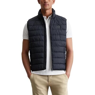 Marc O' Polo Herren Steppweste Übergangsjacke wasserabweisend, Blau (Dark Navy), XS Marc O' Polo Herren Steppweste Übergangsjacke wasserabweisend, Blau (Dark Navy), XS