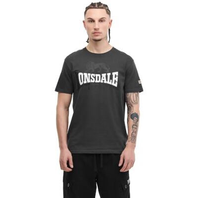 Lonsdale Herren T-Shirt Normale Passform Lion Two Tone Lonsdale Herren T-Shirt Normale Passform Lion Two Tone