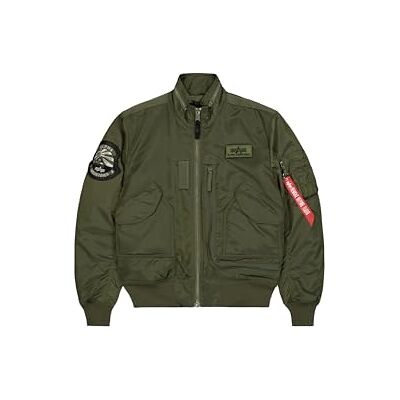 Alpha Herren Engine Bomberjacke, Dark Green/Dark Green, 5XL Alpha Herren Engine Bomberjacke, Dark Green/Dark Green, 5XL