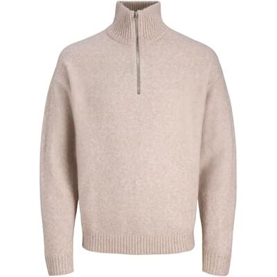 JACK & JONES Jjesoho Ollie Knit Half Zip Ln JACK & JONES Jjesoho Ollie Knit Half Zip Ln
